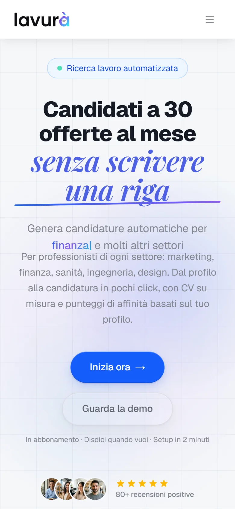 Lavura on mobile